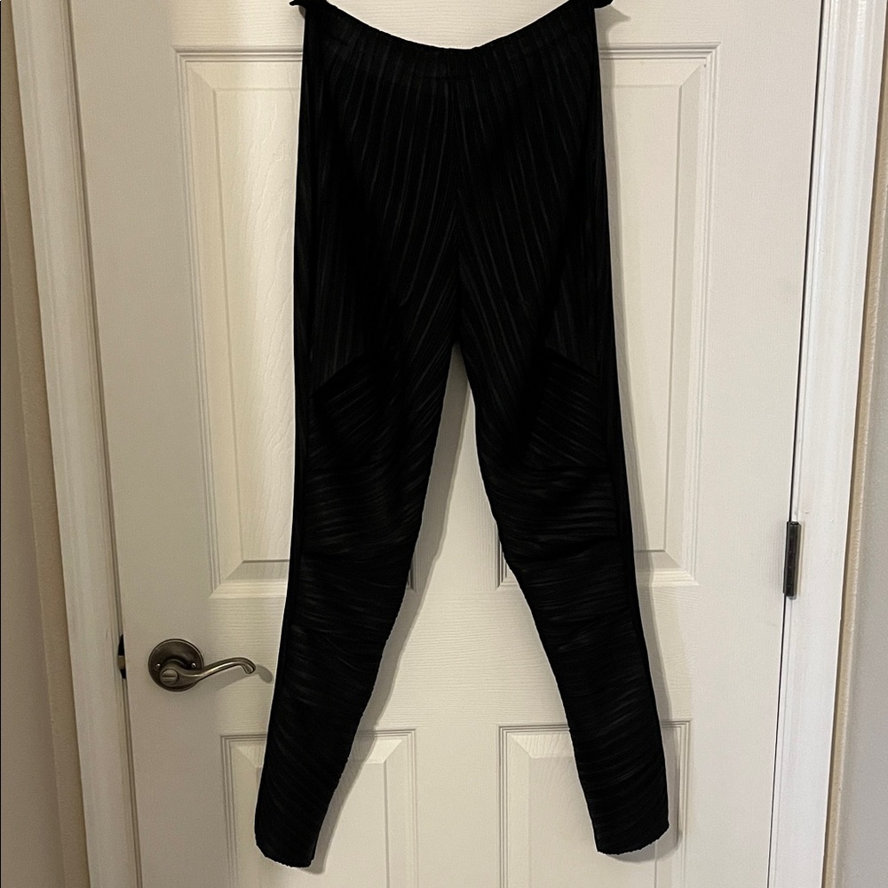 Pleated Drop Crotch, Tapered Leg Pants